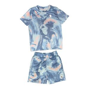 Abercrombie Kids Performance Tee with Matching Shorts Pink & Blue Swirl Print